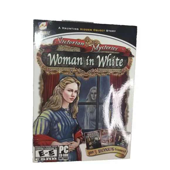 Victorian Mysteries: Woman in White PC Game Hidden Object Mystery E Games E