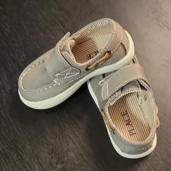 Toddler Boys Chambray Boat Shoes