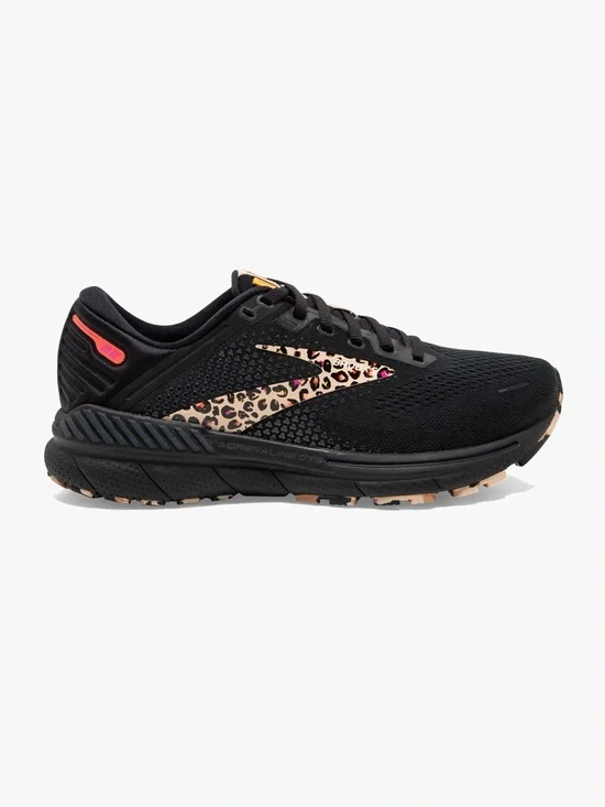 Brooks Adrenaline GTS 22 Black Leopard-Accent