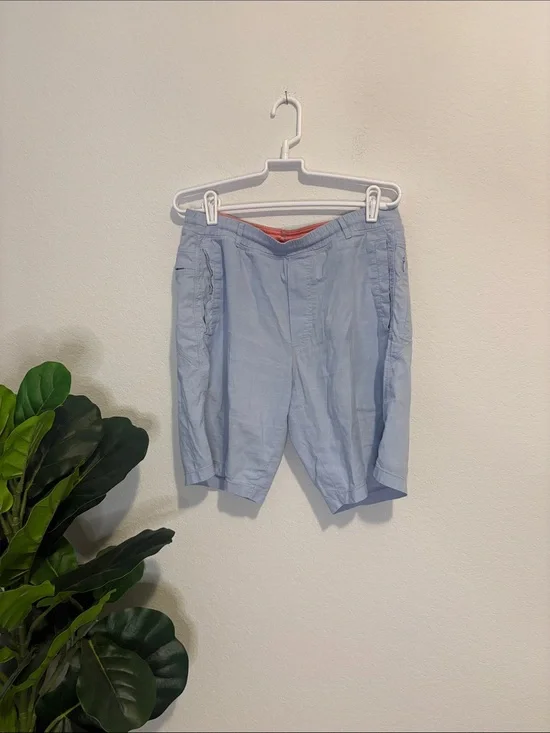 Birddogs Light Blue Men’s Flat Front Shorts Large long