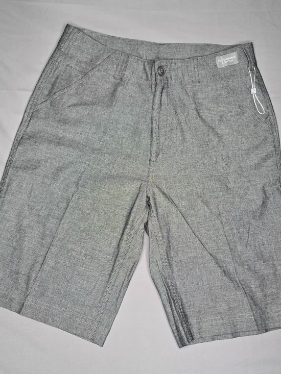 Paolo Solari Men’s Gray Performance Stretch Shorts Size 36