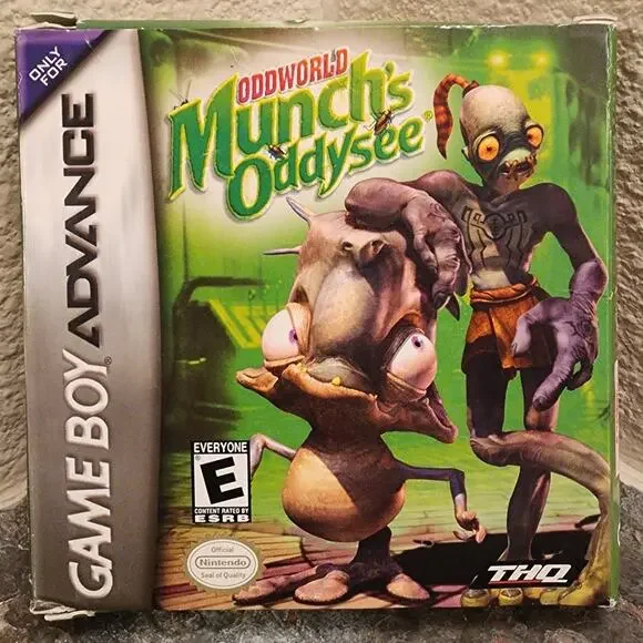 Game - Oddworld: Munch's Oddysee (CIB+) - GBA - Nintendo