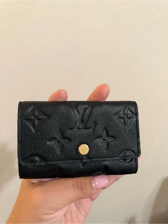 Louis VUITTON M64421 6 Key Holder pouch black monogram