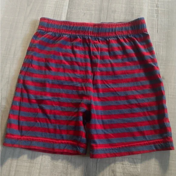 Red and Blue Striped Shorts boys size 12-18 months