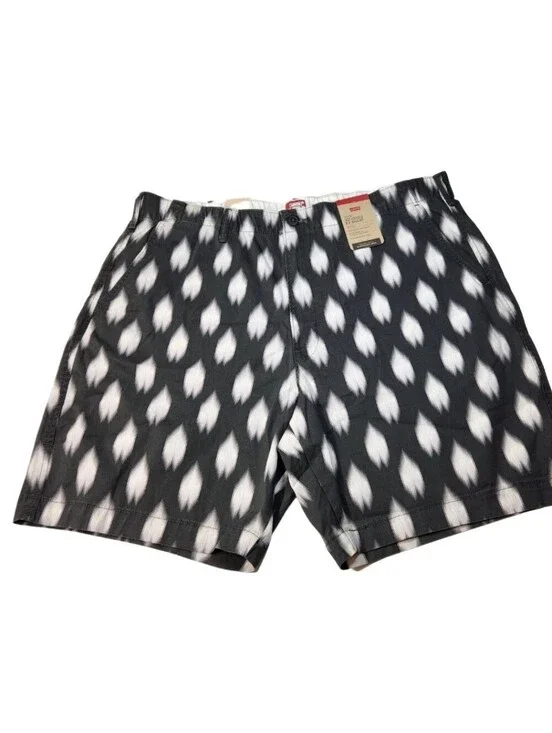 Levi's Men's Short Size XL XX Chino EZ Stretch Geometric Gray Shorts NWT 04