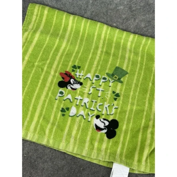 Disney Mickey & Minnie Mouse St‎ Patrick's Day Kitchen Hand Towel