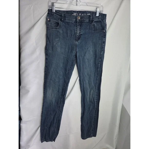 The Children's Place Skinny Jeans Boys Blue Dark Wash Skinny Mid Skinny