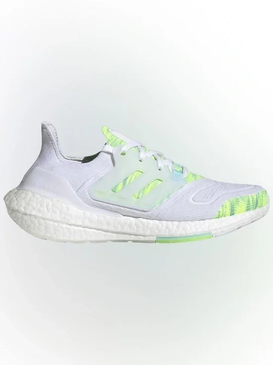 Adidas Ultraboost 22 Women's Running Shoes Size 7.5 Sneakers white yellow blue