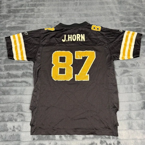 Reebok NFL Joe Horn New Orleans Saints Jersey Youth Large 14-16 Black 87