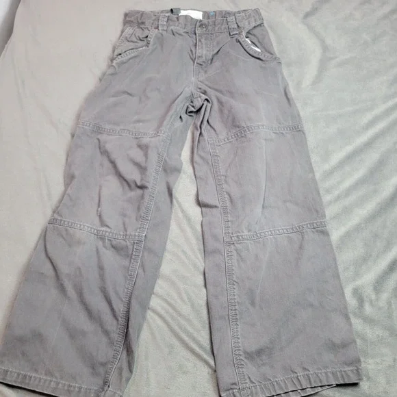 The Childrens Place Pants Boys Size 7 Cargo Jeans Medium Wash Distressed Pockets