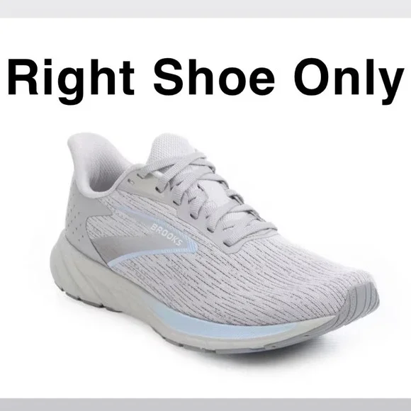 Brooks Ghost 15 Grey Purple Running Shoes Womens 7.5 Medium Right Shoe Only **