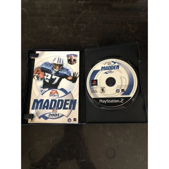 Madden 2001 Football PLAYSTATION 2 (PS2) Sports (Video Game) With Manual‎