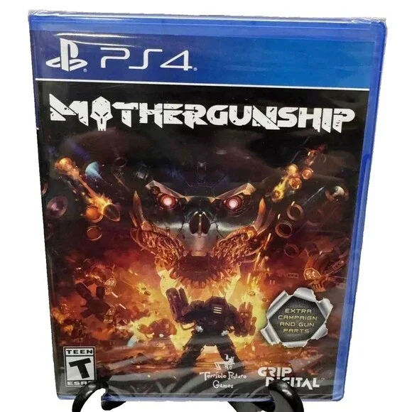 Mothergunship PS4 PlayStation 4 Game Brand New Factory Sealed Extra Content DLC
