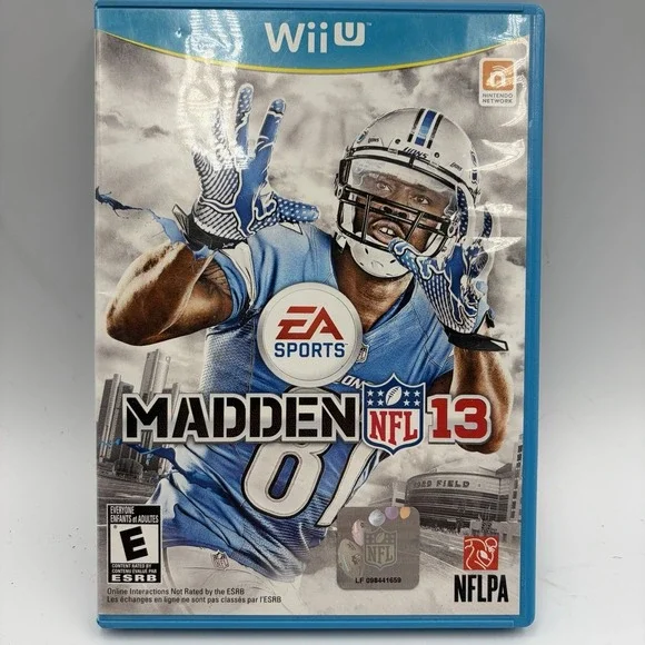 NFL Madden 2013‎ (Wii U) CIB Complete Tested & Works