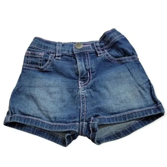 Children's Place heart pocket denim shorts 3T