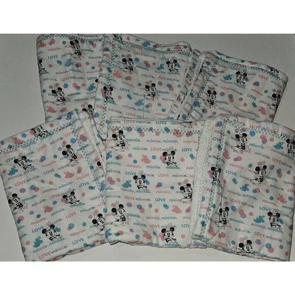 6 Handmade Minnie Mouse Hand Towels 16