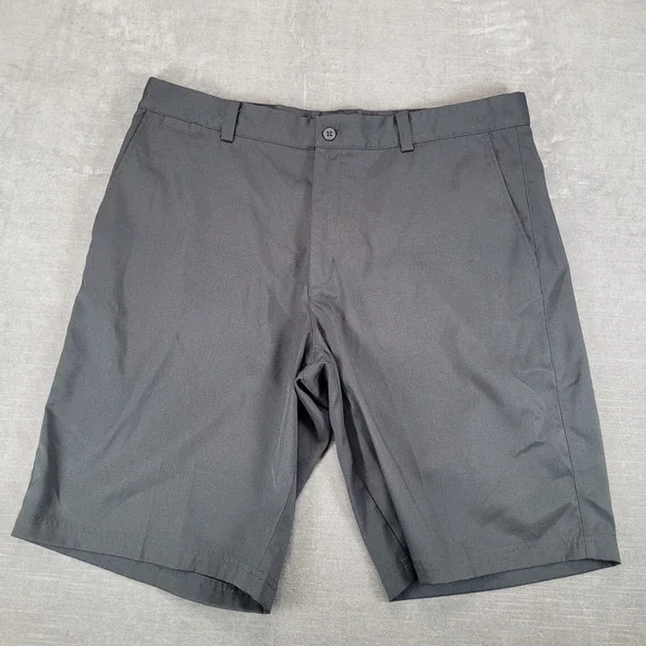 Nike Golf‎ Mens Dri-Fit Standard Fit Flat Front Shorts Black Size 36