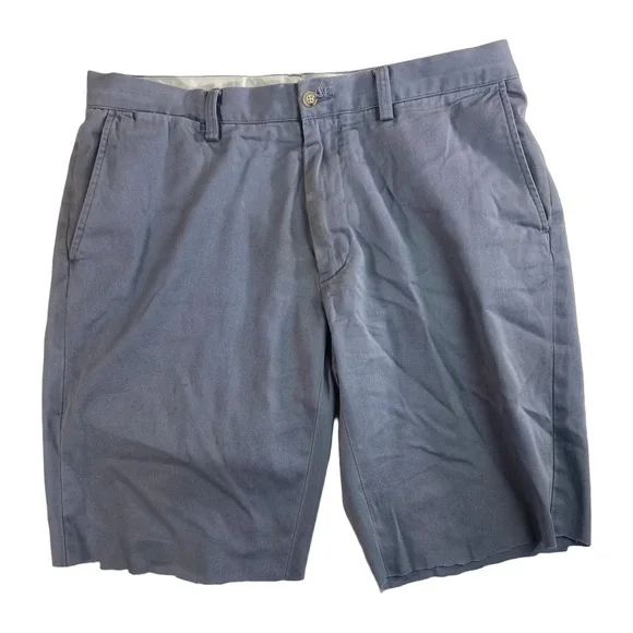 Polo Ralph Lauren Classic Fit Chino Shorts‎ 34x10 Gray Cut Off Pants Y2K Mens
