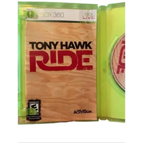 Tony Hawk Ride Microsoft Xbox 360 Ride Bundle with Skateboarding Video Game 2009