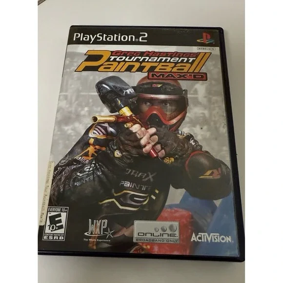 Greg Hastings Tournament Paintball Max'd (Sony PlayStation 2, 2006)‎ PS2 CIB