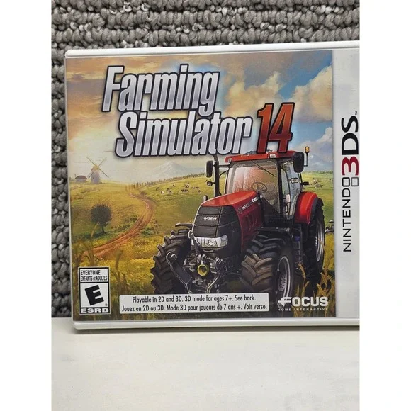 Farming‎ Simulator 14 Nintendo 3DS Game CIB Complete Case Manual Focus Home 2014