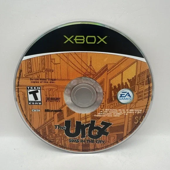 The Urbz Sims in the City Original XBOX Game Disc EA Games VGC