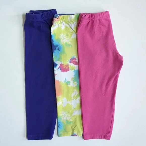 Girls Set of 3 Capri Leggings (Size 5/6)