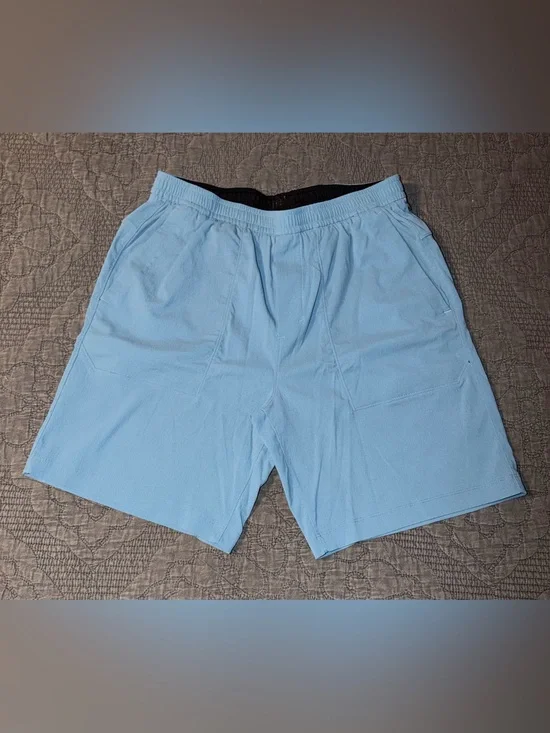 Lululemon Bowline Shorts 8” Woven-Blue Men’s Size-L