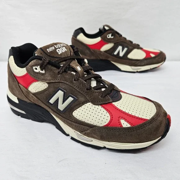 ALD X‎ New Balance 991 v1 Sneakers Made in UK W991AL1 Brown Beige Women Size 7.5