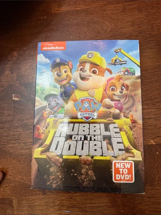 Nickelodeon PAW Patrol Rubble On The Double (Yellow, Blue, Orange) mever open