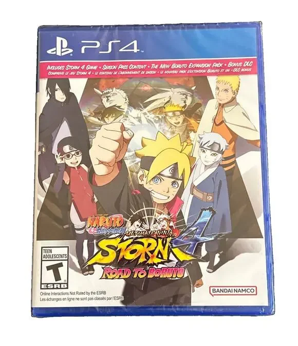Naruto Shippuden Ultimate Ninja Storm 4 Road to Boruto PlayStation 4 New Sealed