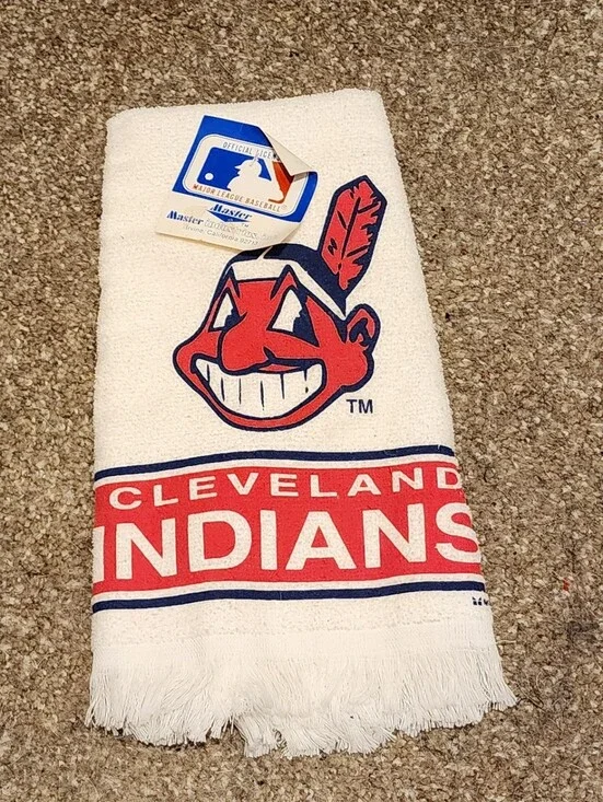Vintage Cleveland Indians Golf Towel Official MLB Merchandise Master ind NWT