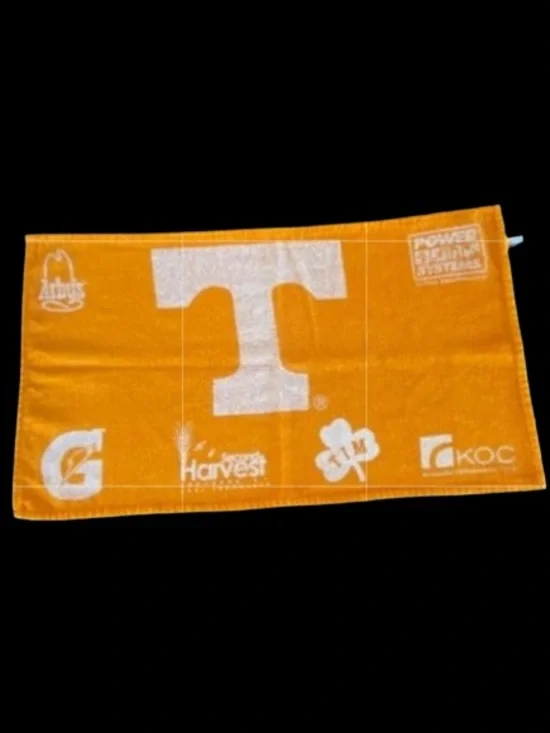 Iconic Orange Tennessee Volunteers Rally Hand Towel With The Block 
