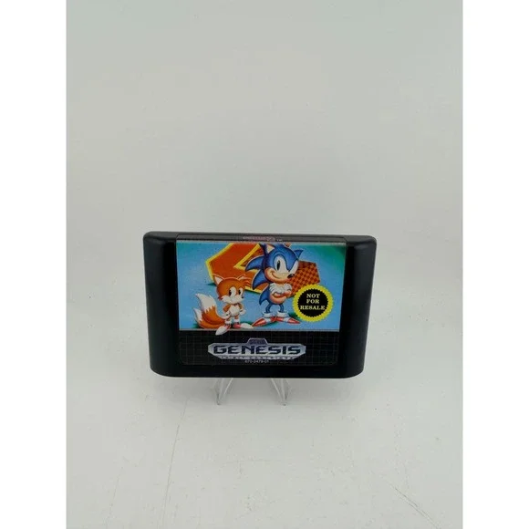 Sonic The Hedgehog 2 Sega Genesis Not For Resale NTSC Cartridge 1992 670-2479-01