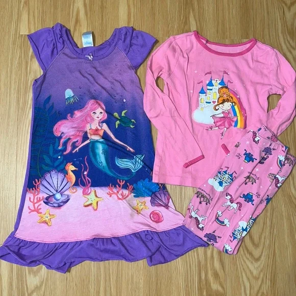 Lot of 2 Children’s Place PJs/Nightgown, Size 6