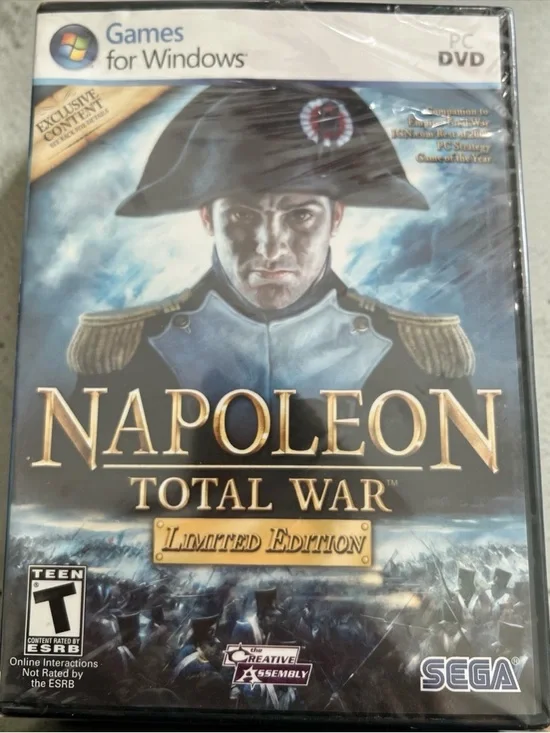 Napoleon Total War Limited Edition PC DVD Sealed Games For Windows‎ SEGA