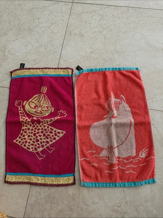 Moomin Finlayson Hand Towels with Moomin Characters (2)