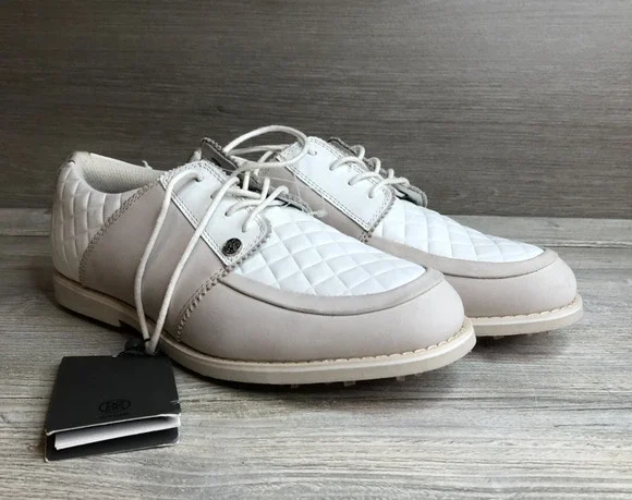 G/Fore Women's Quilted Gallivanter Golf Shoes Sea Stone Size 8.5