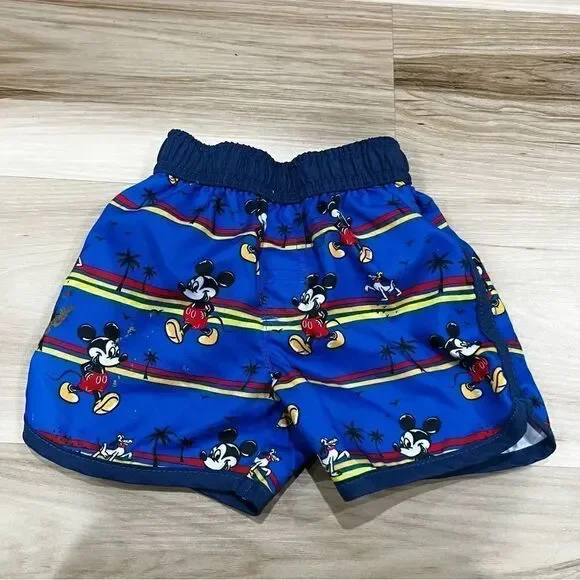 Disney Baby Mickey Mouse Swim Trunks Boys 12M