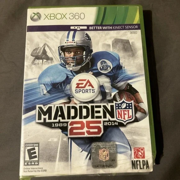 EA Sports Madden NFL 25 Xbox‎ 360 Barry Sanders 25th Anniversary Edition 2013