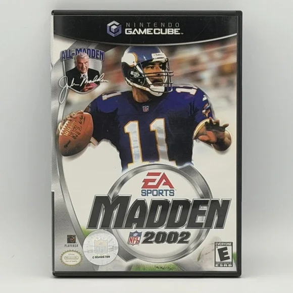 Madden NFL 2002 Nintendo GameCube Complete CIB EA Sports Football NTSC-U/C E