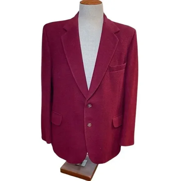 Brookford Classics Men’s Cashmere & Wool Sport Coat Vintage 42R