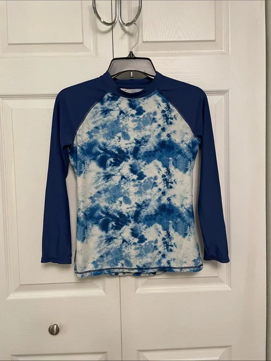 Eddie Bauer Kids Rashguard Rash Guard Swim Sun Protection Shirt Unisex Size 14