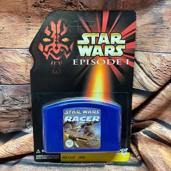 Star Wars Episode 1 Racer N64 Limited Run Games LRG Blue Cartridge New Sealed