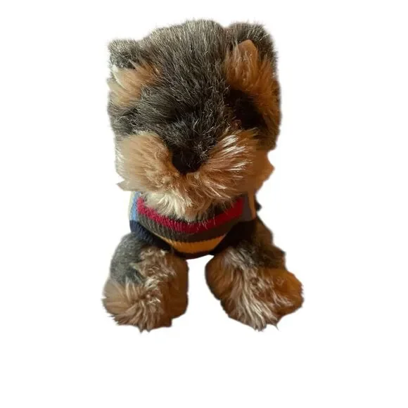 The Children's Place Yorkie Terrier Dog Puppy Plush Stuffed Animal Toy 9
