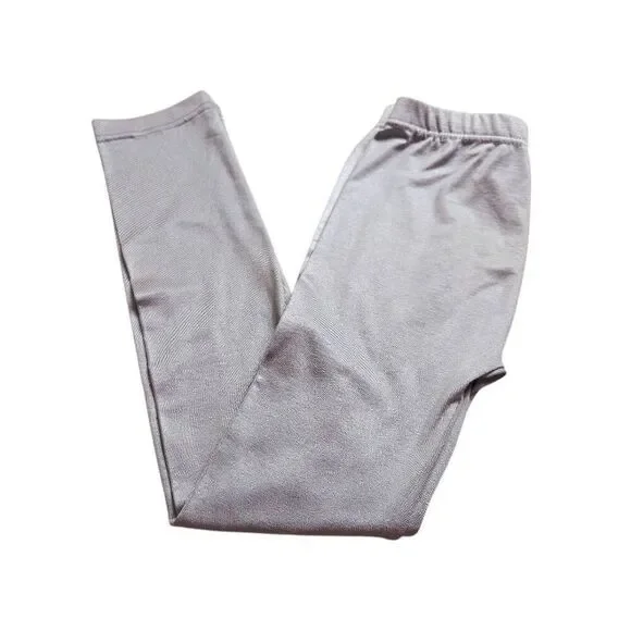 Children's Place Silver leggings M7/8