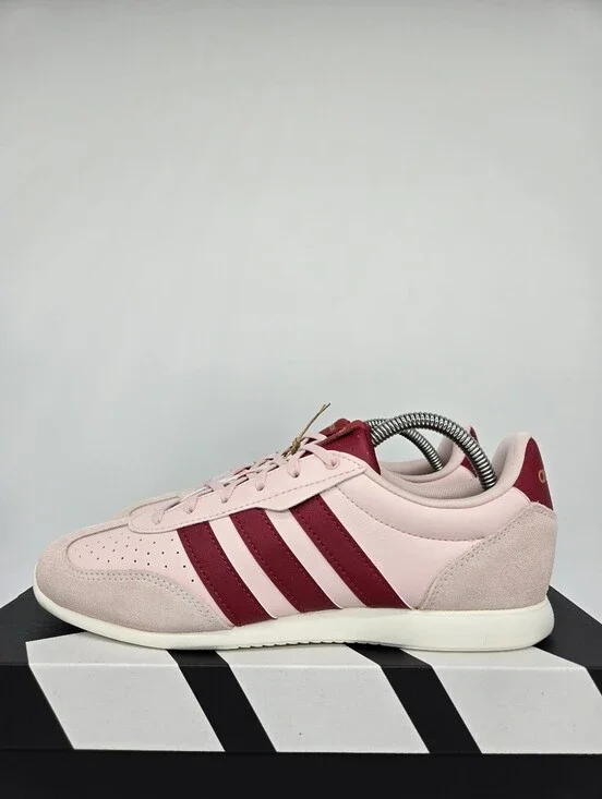 adidas Women's Barreda Lo KI9262 Sandy Pink Victory Red Shoes Size 8