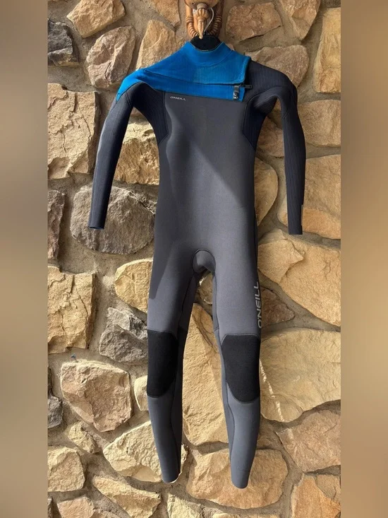 14 youth kids O'Neill Hyperfreak TB3 4/3 Chest Zip Wetsuit wet suit ab1906 Euc