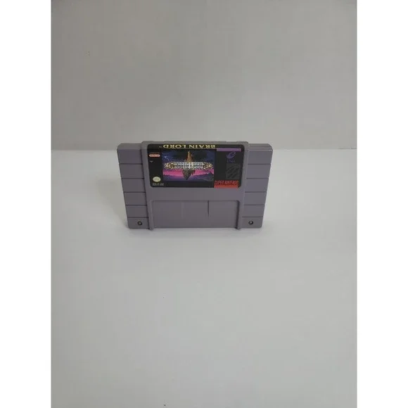Enix Brain Lord Super Nintendo SNES Game Cartridge Nintendo SNES‎ NTSC-U/C