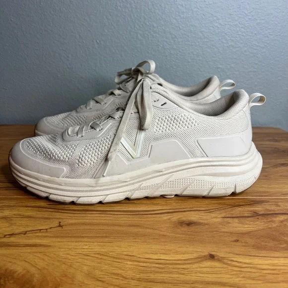 Vionic Walk Max Sneakers Womens 13 Athletic Orthotic Support Walking Shoes Beige